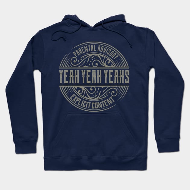 Yeah Yeah Yeahs Vintage Ornament Hoodie by irbey